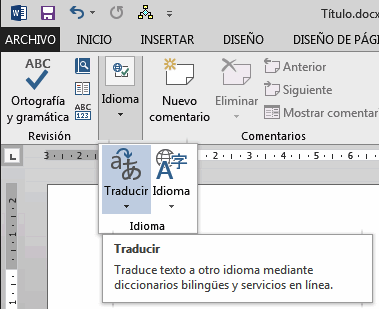 La herramienta traductor de Office – ? Buscar Tutorial