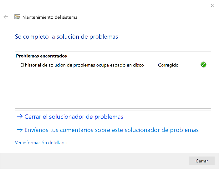 Mantenimiento de Windows